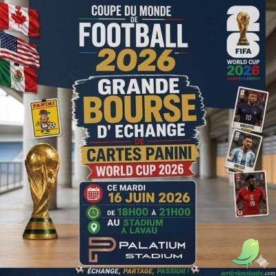 Bourse d&rsquo;échange Panini Coupe du Monde 2026 - 0