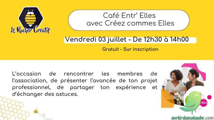 Café Entr&rsquo;Elles avec Créez Comme Elles - 0