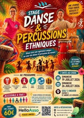 Stage de danse et percussions ethniques - 0