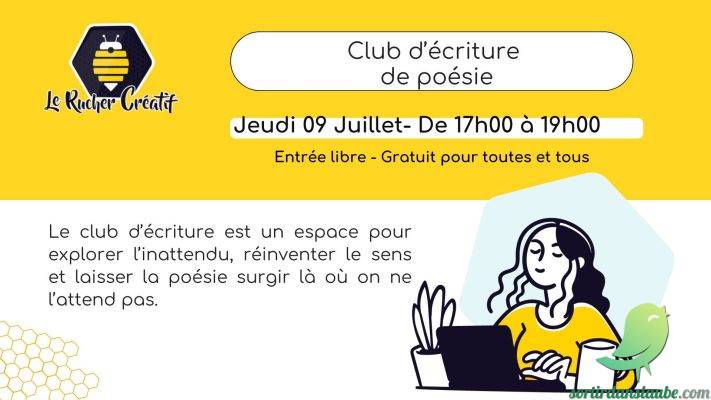 Club d&rsquo;Ecriture de Poésie - 0