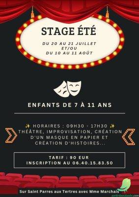 Stage d&rsquo;été – Théâtre Enfants 07 – 11 ans - 0
