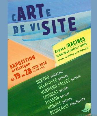 Carte de visite: expo vente artistique - 0