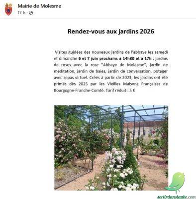 Rendez vous aux jardines: Molesme - 0
