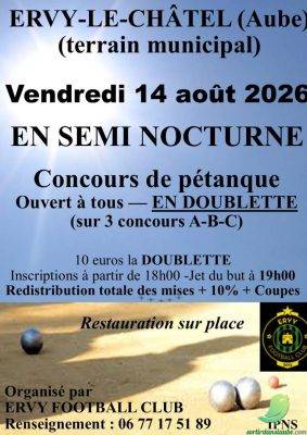 Concours de pétanque semi nocturne - 0