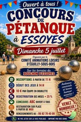 Concours de pétanque - 0
