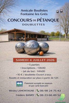 Concours de pétanque en doublette - 0