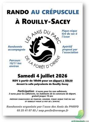 Randonnée au crépuscule autour de Rouilly-Sacey - 0