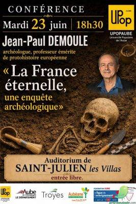 ANNULÉE! Conférence: la France éternelle, une enquête archéologique - 0