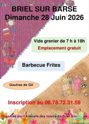 ANNULÉ! Vide grenier: Briel sur Barse - 0