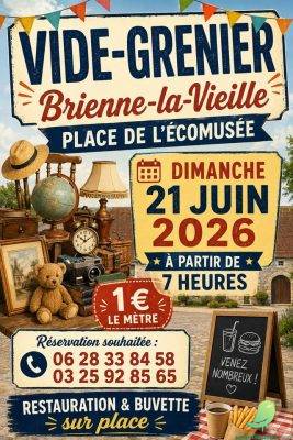Vide grenier: Brienne La Vieille - 0