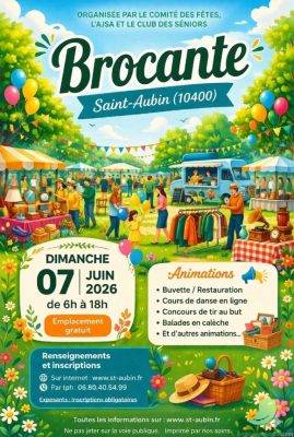 Vide grenier: Saint Aubin - 0