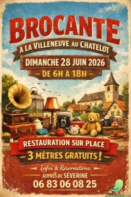 ANNULÉ! Vide grenier: la Villeneuve au Chatelot - 0