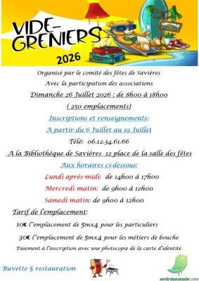 Vide grenier: Savières - 0