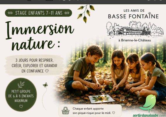 Stage Nature enfants 3 jours à Basse Fontaine - 0
