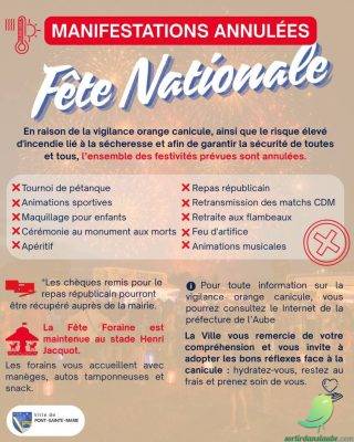 ANNULÉE! Fête nationale: Pont Sainte Marie - 0