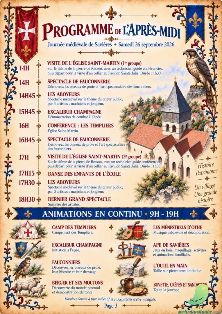 Les médiévales de Savières - 2