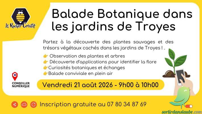 Balade Botanique dans les jardins de Troyes - 0