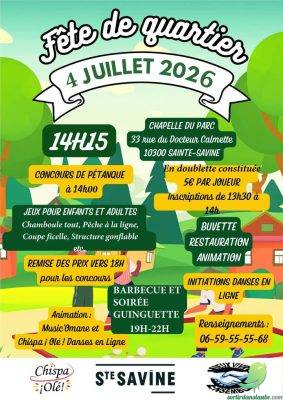 Fête de quartier: Chapelle du Parc - 0