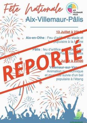 ANNULÉE! Fête nationale: Aix / Villemaur / Palis - 0