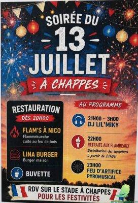 Fête nationale: Chappes - 0