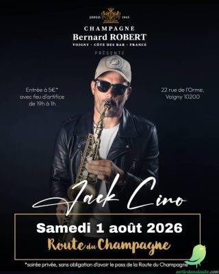 Soirée électro-saxo avec Jack Cino – Champagne Bernard Robert - 0