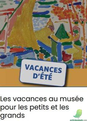 LES VACANCES AUX MUSÉES: Visite ludique : Paysages, arbres et fleurs, dessine en visitant - 0