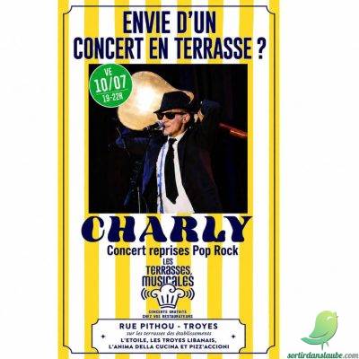 Concert gratuit de reprises Pop-Rock par CHARLY - 0