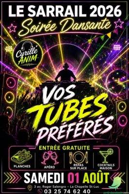 Soirée dansante, vos tubes préférés - 0