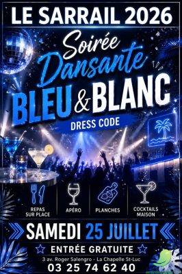 Soirée dansante bleu & blanc - 0