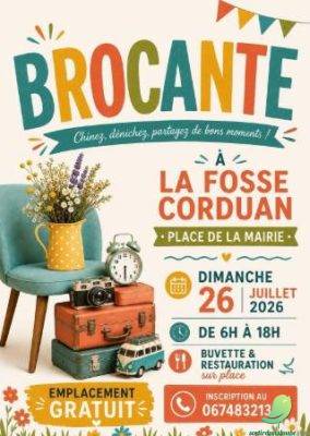 Vide grenier: La Fosse Corduan - 0