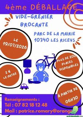Vide grenier: Les Riceys - 0