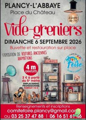 Vide grenier: Plancy - 0