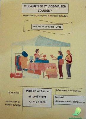 Vide grenier – Vide maison: Souligny - 0
