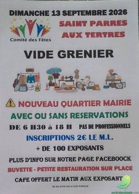 Vide grenier: Saint Parres aux Tertres - 0