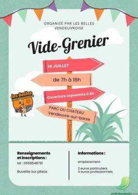 Vide grenier: Vendeuvre - 0