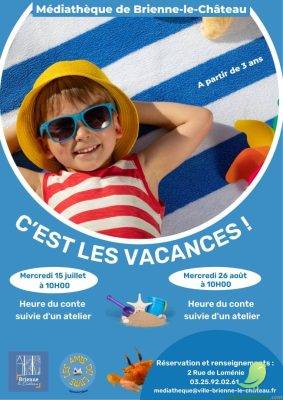 Heure du conte de l&rsquo;été « Vive les vacances » - 0