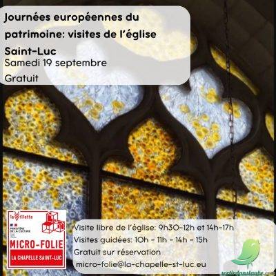 JEP- visites de l&rsquo;église Saint-Luc - 0