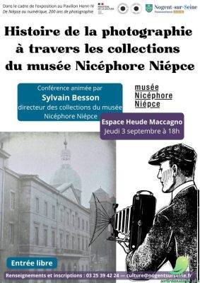 ANNULÉE! Conférence: Histoire de la photographie à travers les collections du musée Nicéphore Niépce - 0