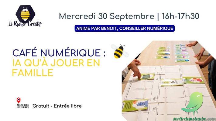 Café numérique :  IA qu’à jouer en famille ! - 0