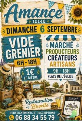 Vide grenier: Amance - 0