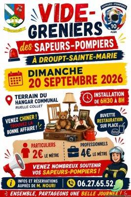 Vide grenier: Droupt Sainte Marie - 0