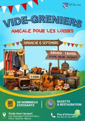 Vide grenier: Pont Sainte Marie - 0