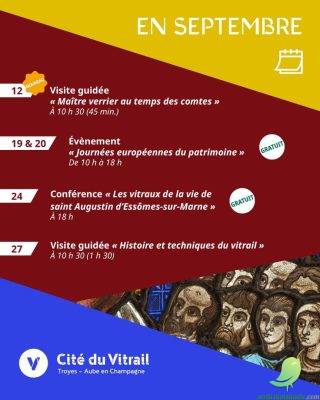 Septembre ร la Citรฉ du Vitrail - 1