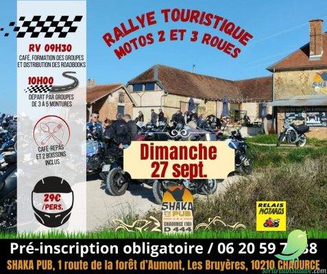 RALLYE TOURISTIQUE motos 2 et 3 roues - 0