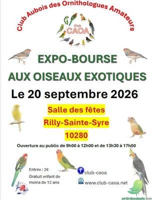 Bourse et exposition d&rsquo;oiseaux exotiques du CAOA - 0