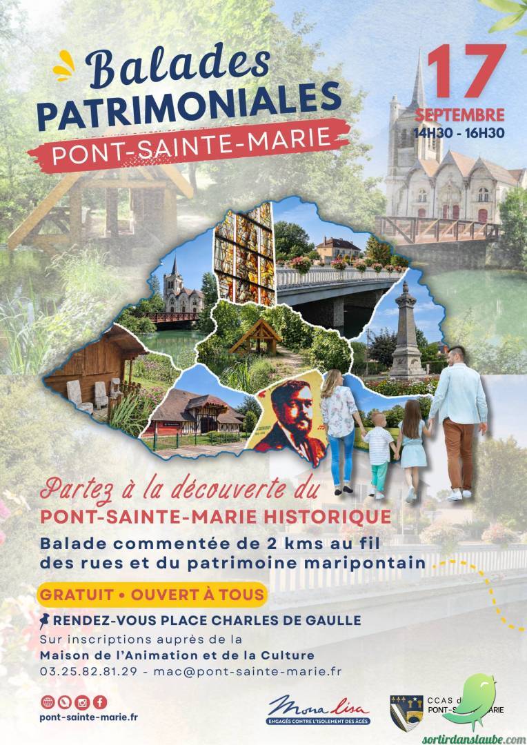 Balade patrimoniale: la a découverte de Pont Sainte Marie - 0