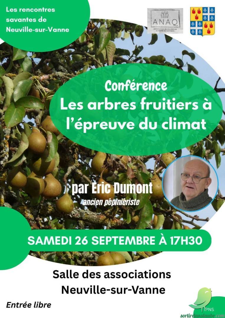 Conférence: les arbres fruitiers à l&rsquo;épreuve du climat - 0