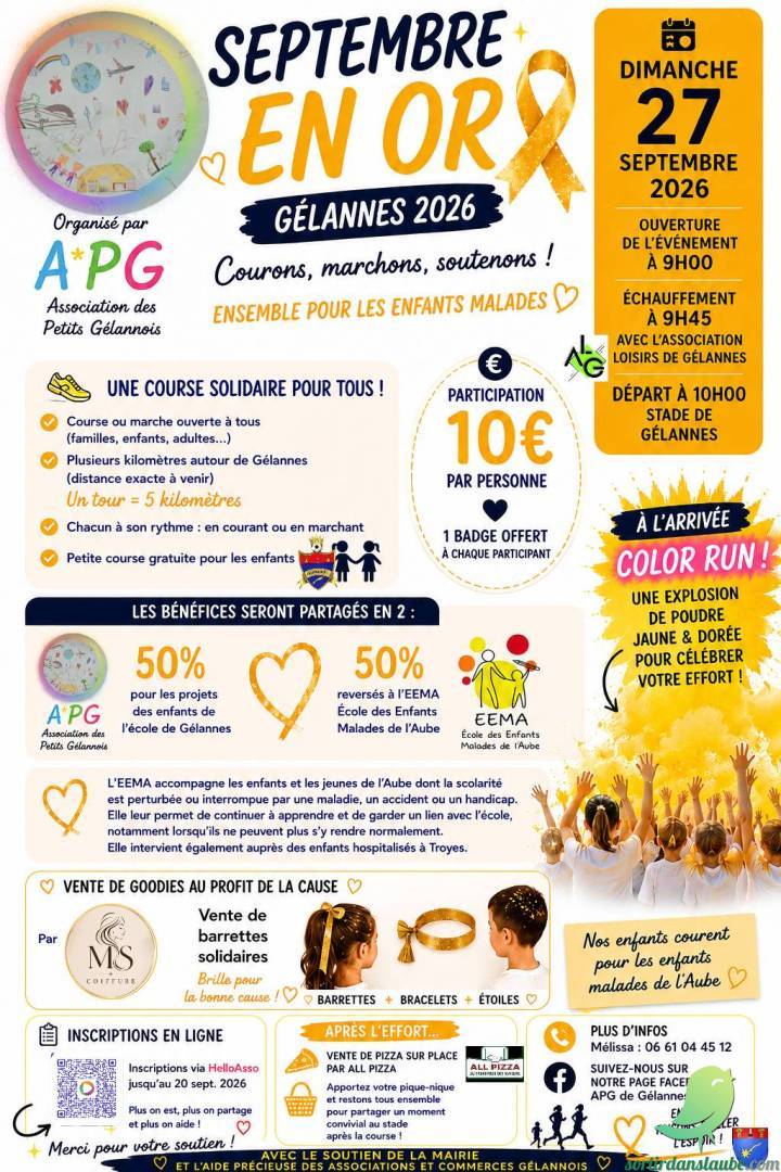 Septembre en Or – course solidaire - 0