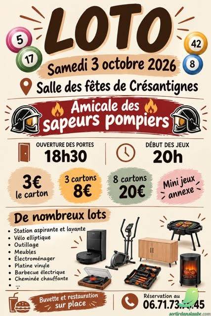 Loto: Crésantignes - 0