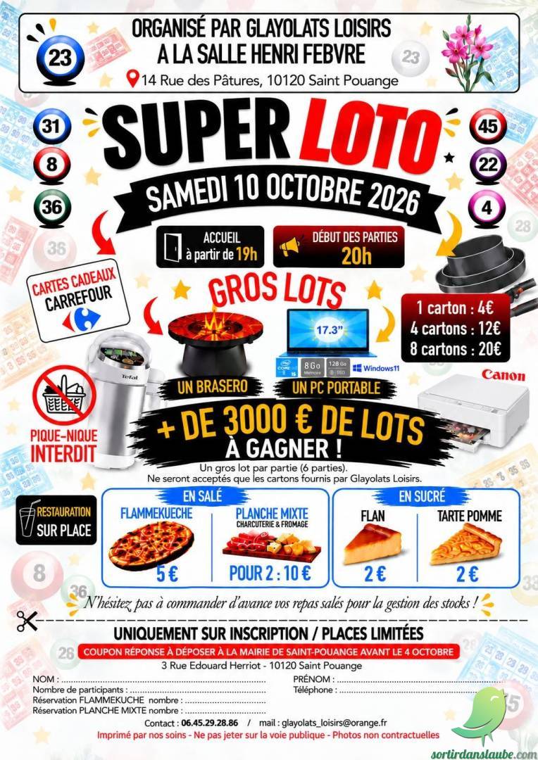 Loto: Saint Pouange - 0
